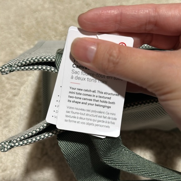Lululemon Canvas Tote Mini - Picture 8 of 9